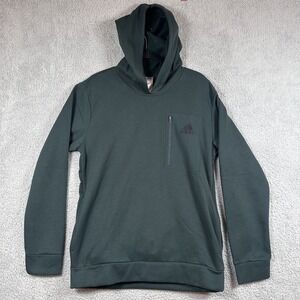 Adidas Hoodie Mens Medium Green M Pocket Hoodie SHAGRN Zip Chest Performance